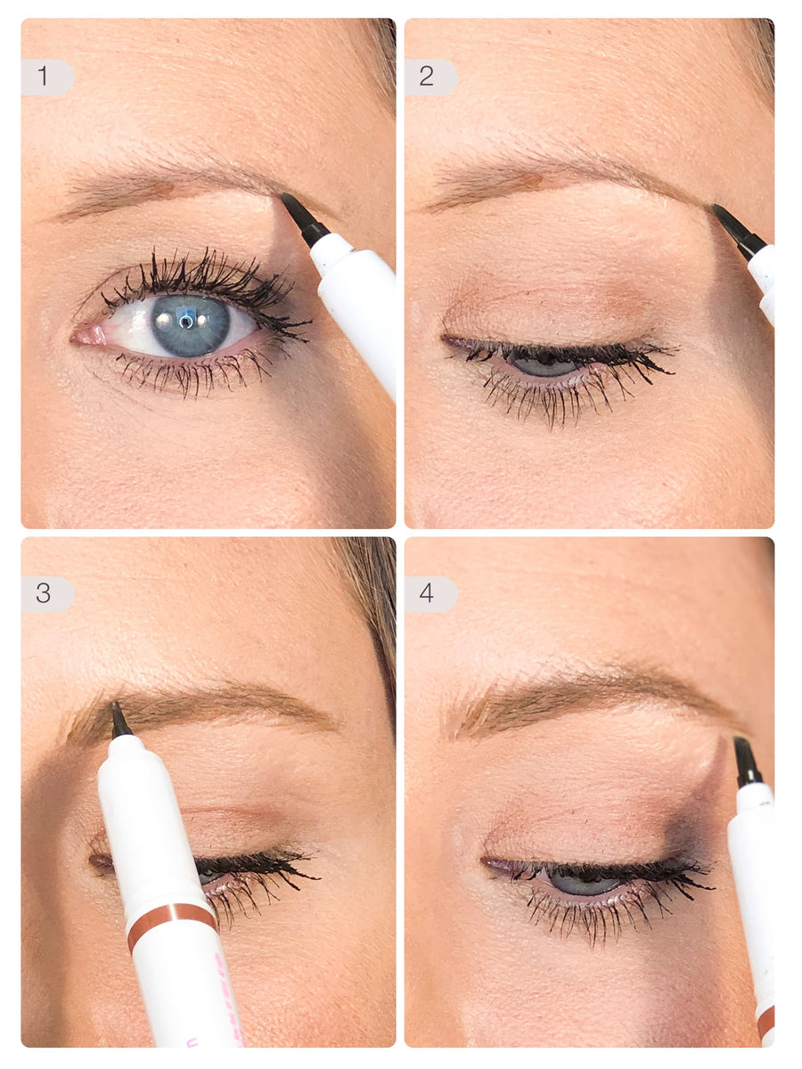 big ego DIY brow™ detailing pen coverage result