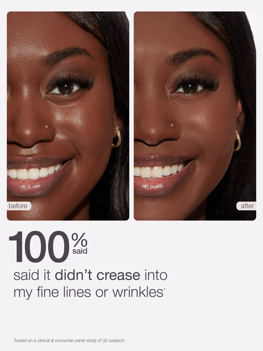 smooth operator™ Amazonian clay finishing powder coverage result