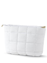 tarte™ puffy makeup bag in white