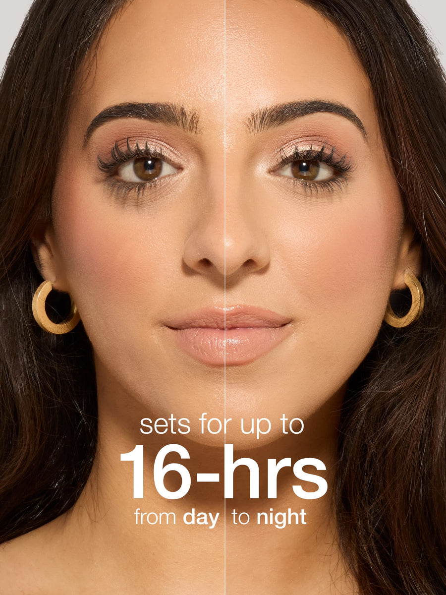 travel-size Life Lock™ hydrating setting spray coverage result