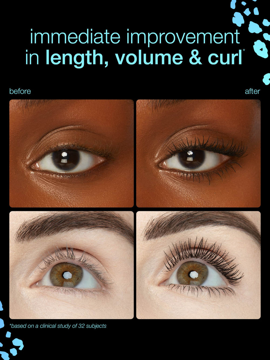travel-size maneater™ waterproof mascara coverage result