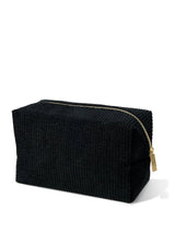 vintage vibe makeup bag in black