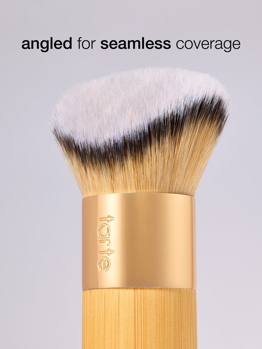 angled complexion brush coverage result