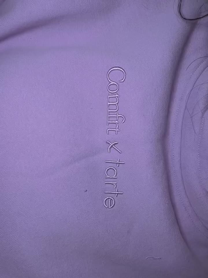 tarte x Comfrt airplane mode travel sweatpants coverage result