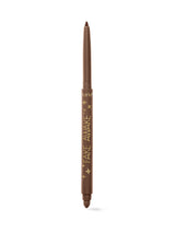 Brown eyeliner pencil with 'tarte' branding on a white background