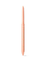 Pink makeup pencil on a white background
