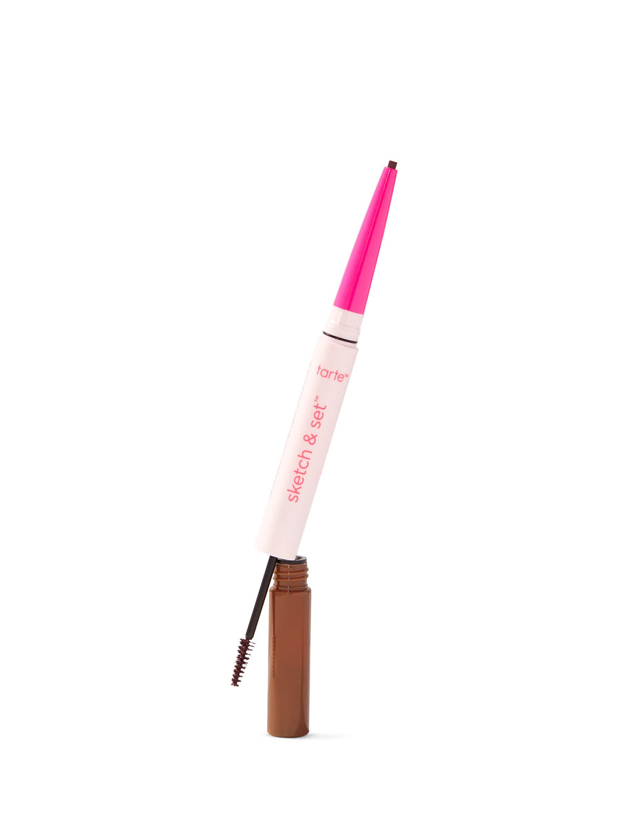 travel-size sketch & set™ brow pencil & tinted gel coverage result