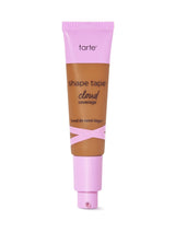 Tarte shape tape cloud cream foundation tube with pink cap on a white background