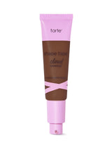 Tarte shape tape cloud cream foundation tube with pink cap on a white background