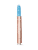Tarte Cosmetics product with blue cap and rose gold body on a white background
